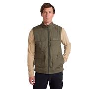 Mountain Warehouse Trek II Mens Gilet - Lightweight Body Warmer, Fast Drying Vest, Shrink & Fade Resistant, Many Pockets Gilet Jacket - For Spring, summer, Travelling Khaki S