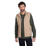 Mountain Warehouse Trek II Mens Gilet - Lightweight Body Warmer, Fast Drying Vest, Shrink & Fade Resistant, Many Pockets Gilet Jacket - Spring, Summer, Travelling Beige 3XL