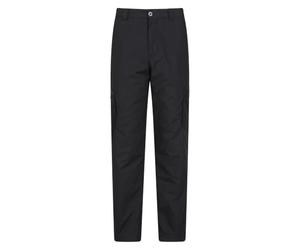 Mountain Warehouse Trek II Mens Trousers - Warm, Quick Dry, Lightweight, Elastic Waistband Cargo Pants, Fleece Lining, Easy to Pack Bottoms - for Hiking