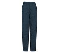 Mountain Warehouse Trek II Womens Trousers - Lightweight Trousers, Quick Drying Ladies Pants, Thermal Lining Casual Bottoms - for Trekking & Hiking Navy Women's Size 6