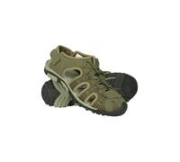 Mountain Warehouse Trek Mens Shandal - Neoprene Upper Shoes Sandals, Soft Lining, Durable Outsole Footwear, EVA Midsole - For Spring Summer Walking, Travelling, Beach Khaki Adult Shoe Size 8