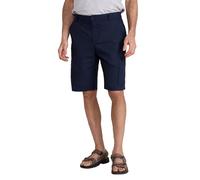 Mountain Warehouse Trek Mens Shorts - Lightweight Shorts, Durable Cargo Short Trousers, Comfortable Bottoms, 7 Pockets - for Trekking, Hiking, Running & Camping Navy Men's W36