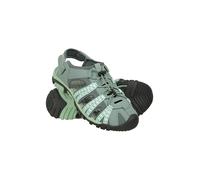 Mountain Warehouse Trek Womens Shandal - Neoprene Lining Shoes Sandals, Durable Outsole, Ladies Beach Footwear, Adjustable - Spring Summer Walking & Outdoors Grey Adult Shoe Size 8