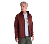 Mountain Warehouse 'Treston' Mens Fleece Sweater Antipill Full Zip Stretchy Winter Coat Rust - Size X-Small