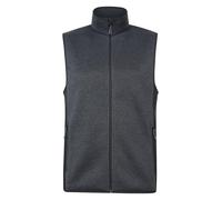 Mountain Warehouse Treston Mens Thermal Fleece Gilet - Breathable, Full-Zip, Front Pockets, Warm & Cosy - Best for Spring Summer, Camping, Outdoors, Travelling & Hiking Black 2XL