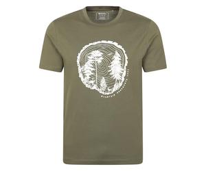 Mountain Warehouse Tri Linear Mens T-Shirt Khaki M