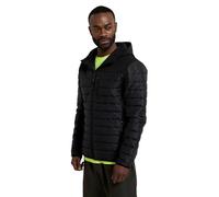 Mountain Warehouse Turbine Mens Padded Softshell - Warm & Lightweight Parka Jacket with Stretch Panels - Spring Summer, Camping & Outdoors Black 4XL