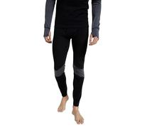 Mountain Warehouse Ultra Mens Merino Pants - Quick Wicking, Quick Drying, Antibacterial, Thermal Leggings - Best for Winter Camping, Outdoors, Travelling & Hiking Black L