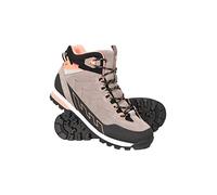 Mountain Warehouse Ultra Peak Womens Waterproof Boots - Footwear with Recco® Reflectors, Mesh Lining & Suede Upper - for Autumn, Winter, Hiking, Trekking, Outdoors Grey Womens Shoe Size 4 UK