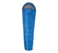 Mountain Warehouse Unisex Adult Basecamp 250 Summer Mummy Sleeping Bag Blue (One Size)