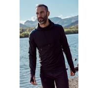 Mountain Warehouse Vault Mens Active Hoodie - Black - Black - Size: S