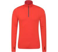Mountain Warehouse Vault Mens Half-Zip Top - Orange