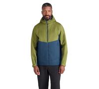 Mountain Warehouse Verge Extreme Mens Waterproof Jacket - 10,000mm, Breathable, Taped Seams, Packaway Hood Rain Coat - Spring Summer, Walking, Outdoors, Camping Green M