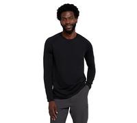 Mountain Warehouse Vermont Mens Base Layer Top - Breathable & Lightweight Isotherm Baselayer - Winter Camping, Outdoors, Travelling & Hiking Black 2XL