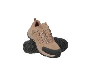 Mountain Warehouse Vertex Mens Extreme Vibram Shoes - IsoDry, Vibram Sole, Suede & Mesh Upper, Deep lugs - Best for Spring Summer, Walking, Outdoors & Hiking