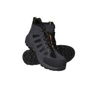 Mountain Warehouse Vertex Mens Extreme Vibram Waterproof Boots - IsoDry, Vibram Sole, Soft insole, Mesh Lining, Suede & Mesh Upper - Best for Autumn, Winter & Outdoors Grey Adult Shoe Size 9