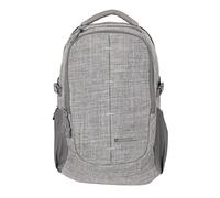 Mountain Warehouse Vic Laptop Bag - 30L Backpack, Durable Daypack, Laptop Compartment Rucksack Grey