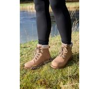 Mountain Warehouse Vienna Womens Casual Waterproof Boots - IsoDry, Synthetic Upper, EVA Midsole - Best for Spring Summer, Hiking, Trekking, Outdoors & Walking Light Brown Adult Shoe Size 7