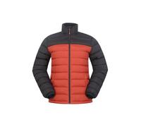 Mountain Warehouse Vista Mens Padded Jacket - Water-resistant, Warm & Iso therm Puffer Coat with Padded Insulation, Everyday Use - Spring Summer, Walking & Outdoors Burnt Orange S