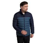 Mountain Warehouse Vista Mens Padded Jacket - Water-resistant, Warm & Iso therm Puffer Coat with Padded Insulation, Everyday Use - Spring Summer, Walking & Outdoors Dark Blue XL