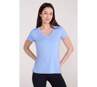Mountain Warehouse 'vitality' Quick Wicking Comfortable V Neck Tee In Light Blue Light Blue 6