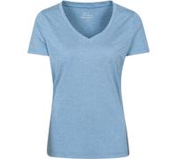 Mountain Warehouse Vitality V Neck Womens Tee - Blue - Blue - Size: 16
