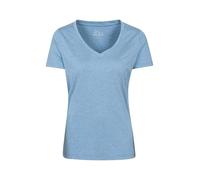 Mountain Warehouse Vitality Womens V Neck Tee - Lightweight T-Shirt, Breathable, High Wicking, Easy Care Ladies Top - Spring Summer, Travelling, Gym, Outdoors Blue 8