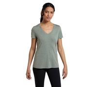 Mountain Warehouse Vitality Womens V Neck Tee - Lightweight T-Shirt, Breathable, High Wicking, Easy Care Ladies Tee Shirt - Ideal for Travelling, Gym, Outdoors Khaki Women's Size 6