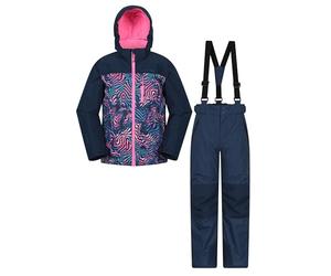 Mountain Warehouse Vortex Kids Extreme Waterproof Ski Jacket & Pant Navy 13y