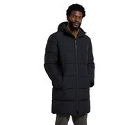 Mountain Warehouse Vortex Mens Longline Padded Jacket - Water-resistant & Thermal tested -30 °C Puffer Coat with Front Pockets - Best for Camping & Outdoors Jet Black 2XL
