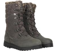 Mountain Warehouse Vostock Womens Snow Boots - Waterproof, Sturdy Grip, Leather, Textile Upper, Thermal, High Traction - Great For Walking In Cold Winter Temperatures Grey Adult Shoe Size 7