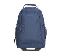 Mountain Warehouse Voyager 35L Wheelie Rucksack - Daypack with 15" Laptop Compartment & Concealed Rucksack Straps - All Season Camping Hiking, Outdoors & Trekking Navy One Size