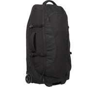 Mountain Warehouse Voyager 50L Wheelie Rucksack - Durable Backpack - for Travelling, Camping Jet Black One Size