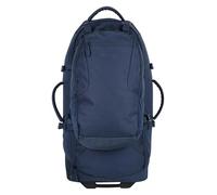 Mountain Warehouse Voyager Wheelie 50 + 20 Litre Rucksack - Padded Airmesh Back Daypack with Lockable Zips & Adjustable Straps - All Season Camping, Outdoors & Trekking Navy One Size