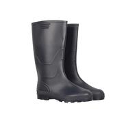 Mountain Warehouse Wade Mens Wellies - Waterproof, Breathable & Quick Wicking Rain Boots with Deep Lugs - Best for Spring Summer, Outdoors, Walking & Rainy weather Navy Adult Shoe Size 11