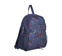 Mountain Warehouse Walklet Patterned 6L Rucksack - Compact Day Backpack, Adjustable Shoulder Straps, 2 Bottle Pockets - All Season Camping, Hiking, Outdoors, Travel Dark Blue (Patterned) One Size