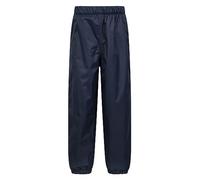Mountain Warehouse Waterproof Fleece Lined Kids Trousers - Breathable Girls & Boys Pants, Taped Seams, Warm - for Walking, Travelling, Hiking Navy Teen Size 13 Years