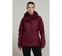 Mountain Warehouse Bracken Extreme Women 3 in 1 Jacket | Ladies Waterproof & Adjustable Raincoat with Hood, Detachable Inner Coat & Taped Seams for Comfort, For Wet Weather & Travel