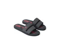 Animal Men's 'Wave' Comfortable Beach Slip on Slider in Charcoal | Size: 7 Animal Charcoal 7