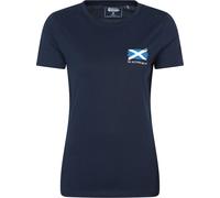 Mountain Warehouse West Highland Way Graphic Womens Short Sleeve Tee - Navy - Navy - Size: 20