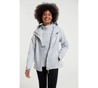 Mountain Warehouse 'whirlwind' Waterproof Adjustable Hood Softshell Inner Jacket In Grey Grey 18