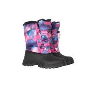 Mountain Warehouse Whistler Kids Adaptive Snow Boots | Boys & Girls Durable Snowproof & Winter Footwear, Deep Lugs & High Traction Soles for Enhanced Grip, For Walks, Daily Use