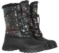 Mountain Warehouse Whistler Kids Printed Adaptive Snow Boots - Black