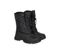 Mountain Warehouse Whistler Kids Snow Boots - Snowproof, Warm, Breathable Childrens Winter Boots, Durable & High Traction Soles - Ideal For Walking & Daily Use Black Kids Shoe Size 12