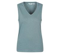 Mountain Warehouse 'whitley' Soft Breathable Round Neck Cotton Jersey Flattering Fit Vest In Pale Green Pale Green 4