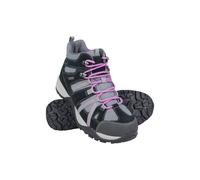 Mountain Warehouse Direction Womens Wide Fit Waterproof Walking Boots - Breathable & Quick Dry Shoes with Cushioned footbed - Spring, Summer Hiking & Outdoors Grey Adult Shoe Size 7