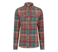 Mountain Warehouse Willow Brushed Flannel Ls Womens Shirt - Lightweight, Soft Lining with Extra Warmth & Comfort - Easy to Pack & Easy Care - Great for Travelling Burnt Orange Women's Size 16