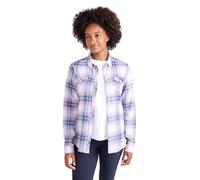 Mountain Warehouse Willow Womens Brushed Flannel Slim-Fit Shirt - Off White - Off White - Size: 20