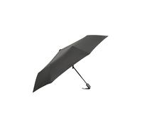 Mountain Warehouse Windproof Umbrella - Easy to Use, Quick Dry, Shock Resistant Brolly with Stainless Steel Shaft - Rain, Sun, Picnic, Garden, Patio Black One Size