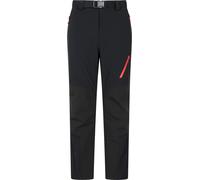 Mountain Warehouse Winter Forest Fleece Lined Mens Trousers - Short Length Black Men's W42